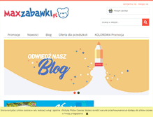Tablet Screenshot of maxzabawki.pl